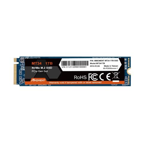 Moment MT34 PCIe Gen 3x4 M.2 2280 SSD