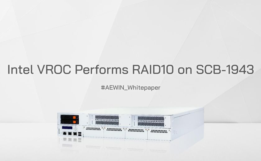Intel VROC 在 SCB-1943 上执行 RAID10