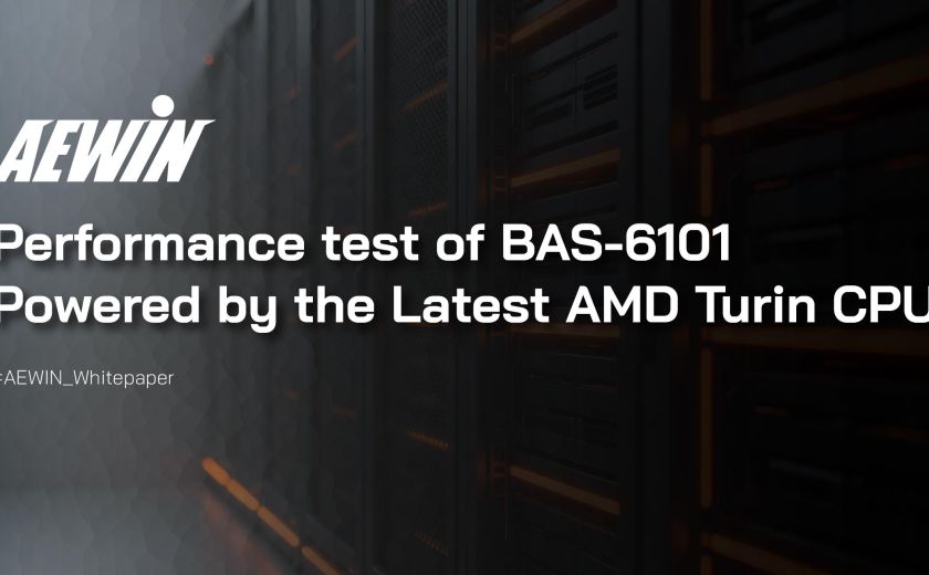 BAS-6101 性能测试，搭载最新的 AMD Turin CPU