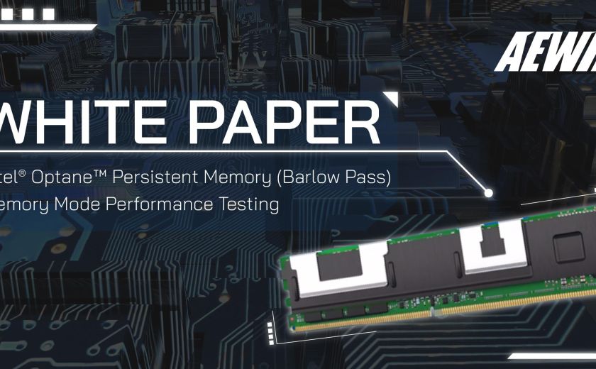 Intel Optane 持久性记忆体（Barlow Pass）记忆体模式性能测试