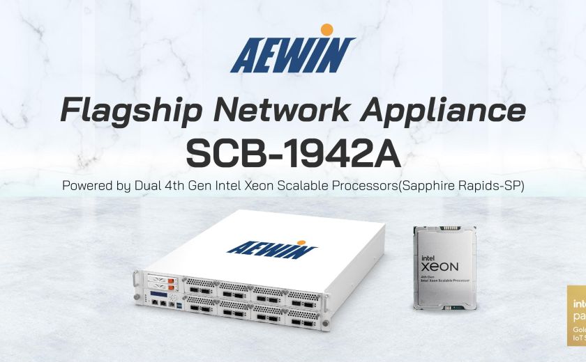 AEWIN 旗舰型号 SCB-1942A，搭载双 Intel 第四代 Xeon 可扩展处理器，Sapphire Rapids-SP