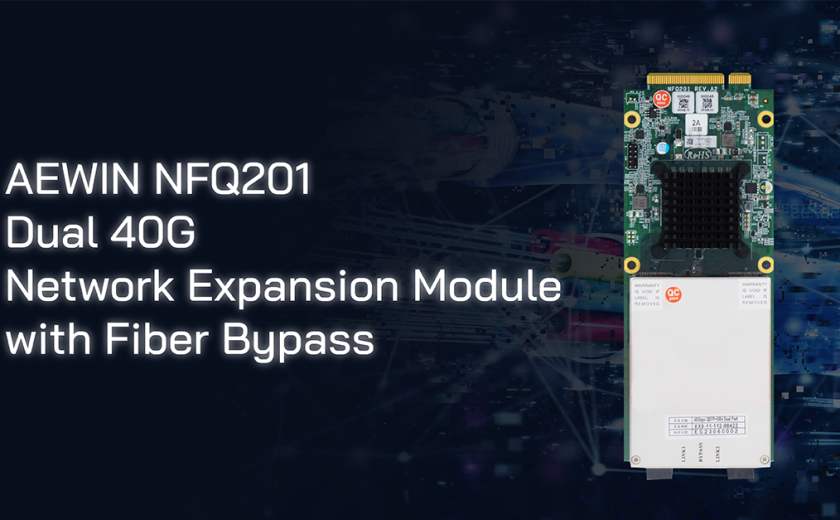 NFQ201：双40G网路扩展模组，带光纤旁路