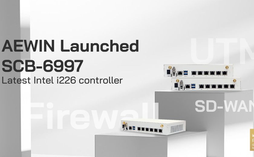 AEWIN 推出了 SCB-6997，搭载最新的 Intel i226 控制器