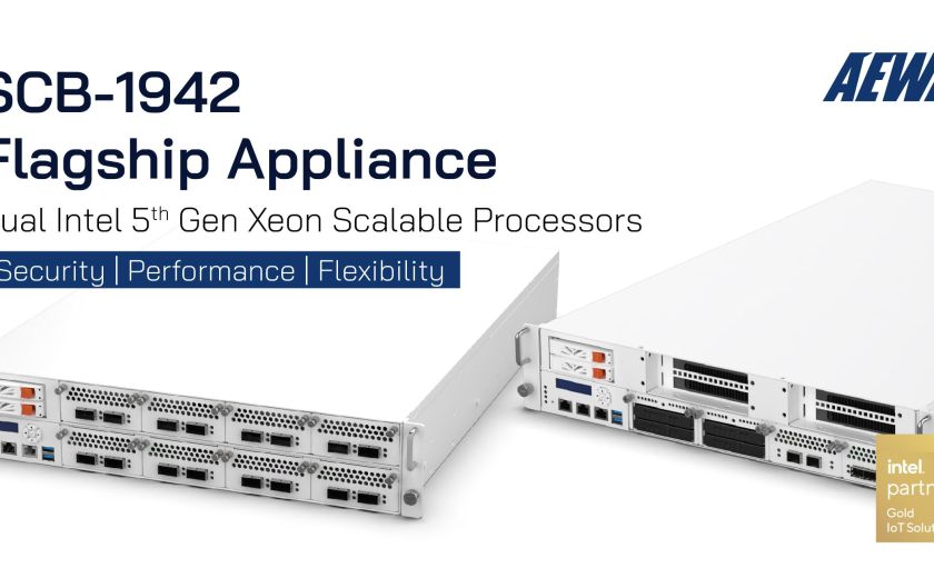 AEWIN SCB-1942 旗舰设备，搭载双 Intel® 第五代 Xeon 可扩展处理器
