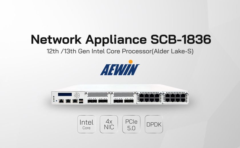 AEWIN SCB-1836 由第12代/第13代英特尔酷睿处理器供电